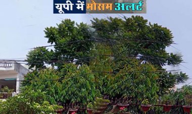 उत्तर प्रदेश में मौसम अलर्ट : रविवार को 21 जिलों में बारिश का यलो और रेड अलर्ट जारी, 30 मई तक ऐसा ही रहेगा मौसम